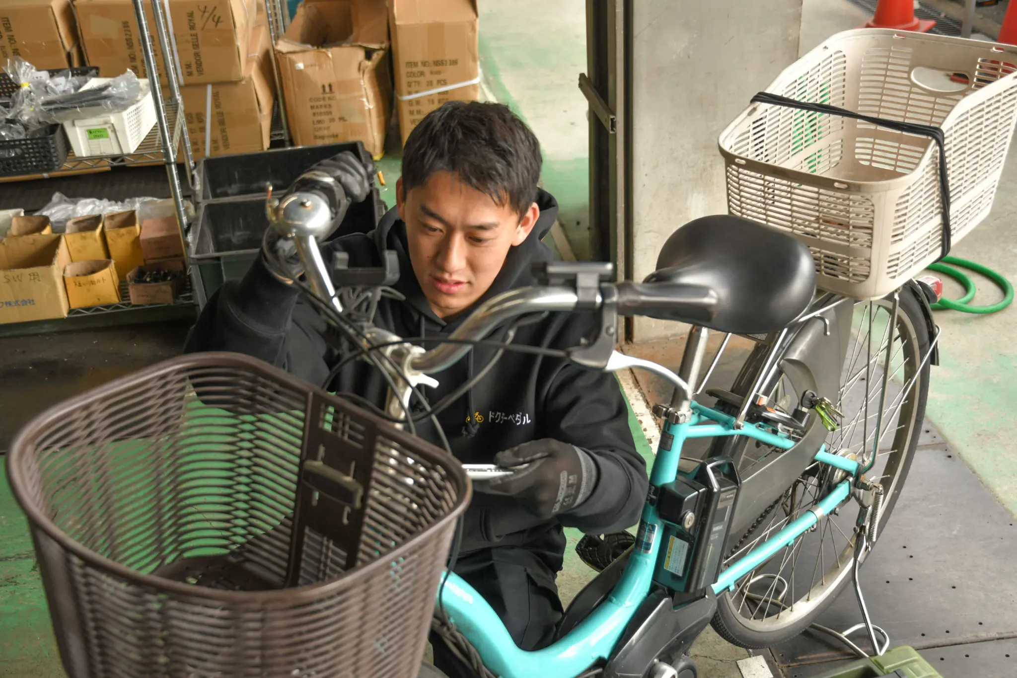 自転車の基本メンテナンス・点検作業